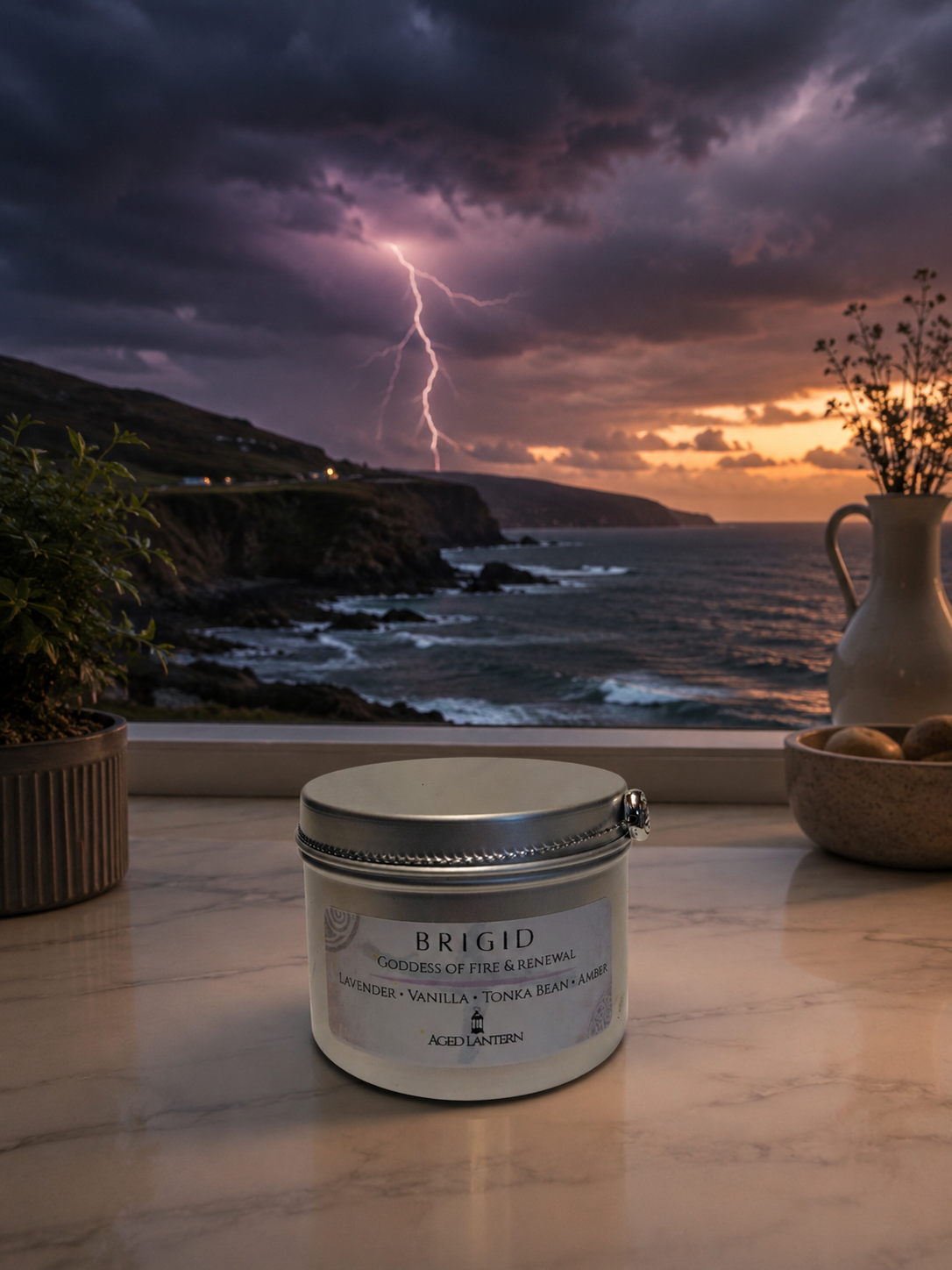 Brigid | Celtic goddess candle (120g)