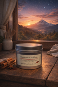 Cinnamon & Saffron Tin Candle (120g)