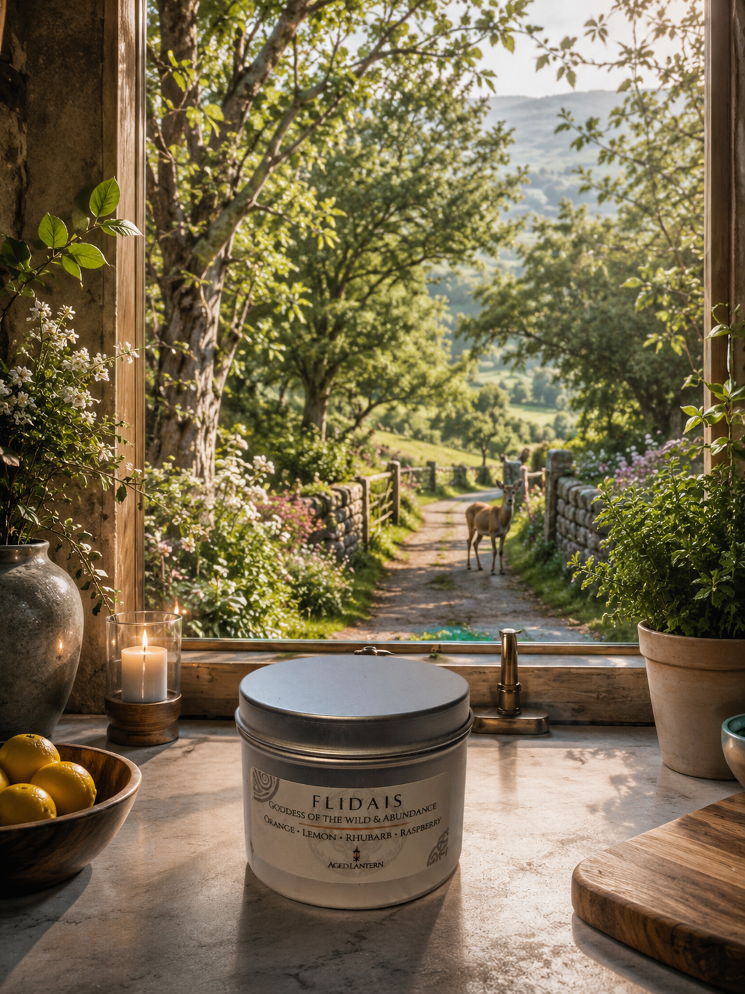 Flidais | Celtic goddess candle (120g)